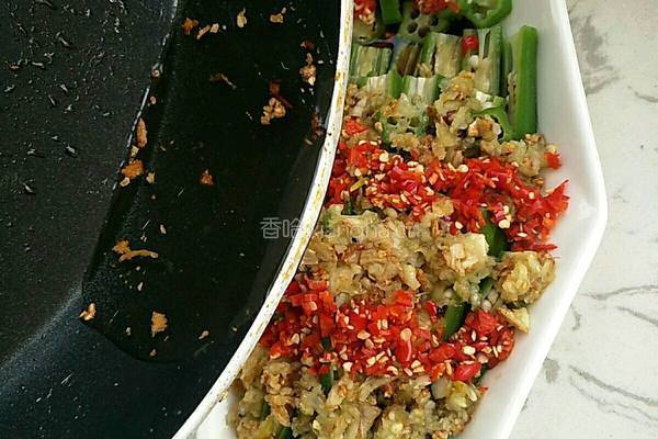 蒜蓉秋葵的做法图解15