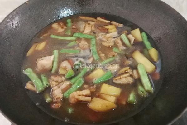 豆角土豆焖面的做法图解6