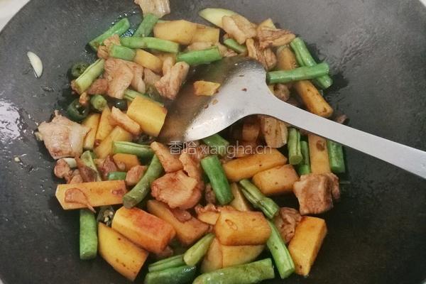 豆角土豆焖面的做法图解5