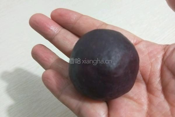 紫薯蛋黄酥的做法图解14