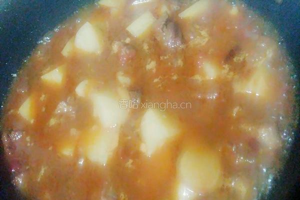土豆炖牛腩的做法图解17