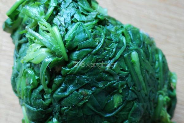 荠菜肉末塞油豆腐的做法图解5