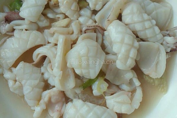 鲜鱿炒青瓜的做法图解11
