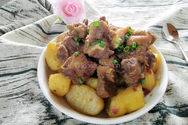 土豆烧排骨的做法图解15