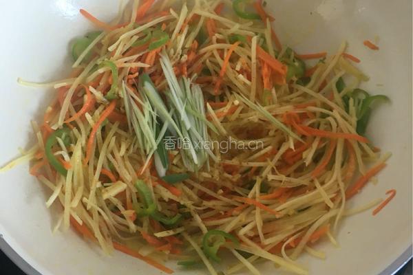 炒土豆丝（炒三丝）的做法图解5