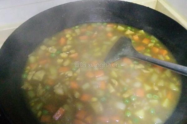 咖喱鸡丁的做法图解2