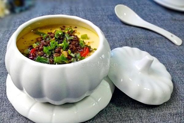 肉末蒸鸡蛋的做法图解12