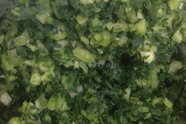 香菇青菜猪肉馅饺子的做法图解4