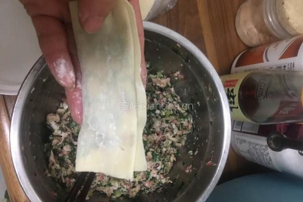 香菇青菜猪肉馅饺子的做法图解9