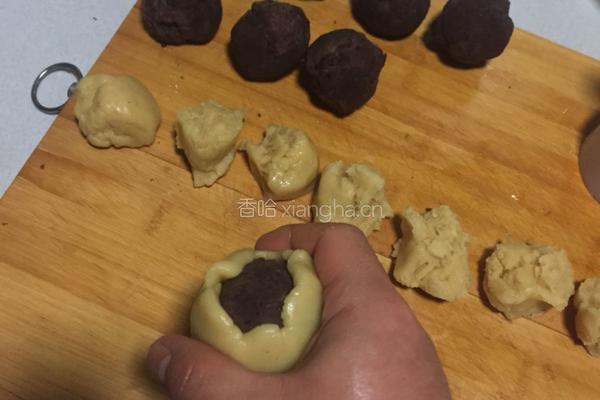 红豆沙月饼的做法图解10