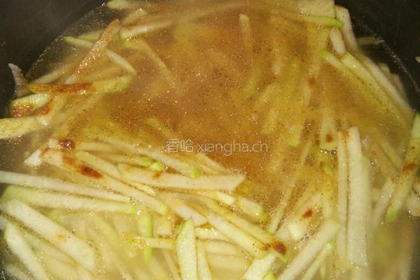 萝卜丝焖饭的做法图解5