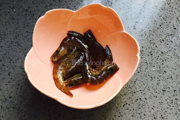酒酿卤大虾的做法图解2