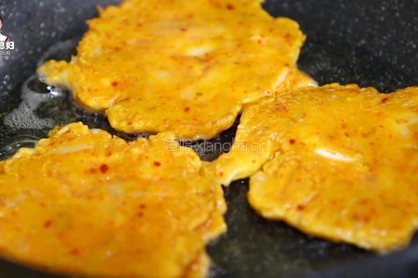 韩式鱿鱼泡菜饼的做法图解13