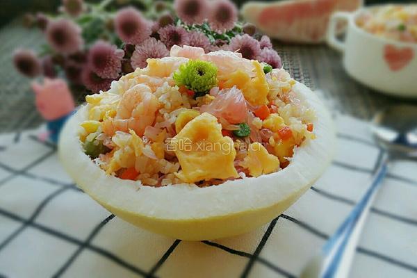 清新柚子炒饭的做法图解7