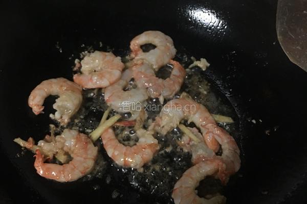 莴苣虾仁炒鸡蛋的做法图解4