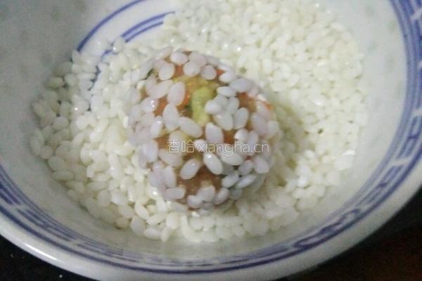 珍珠丸子的做法图解2