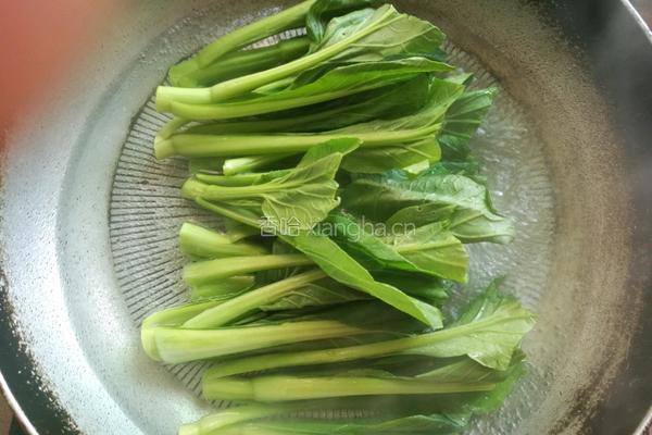 蒜蓉菜心的做法图解2
