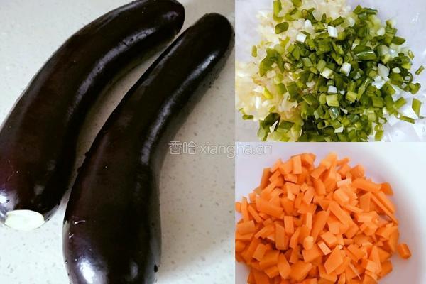 蒜蓉烤茄子的做法图解1
