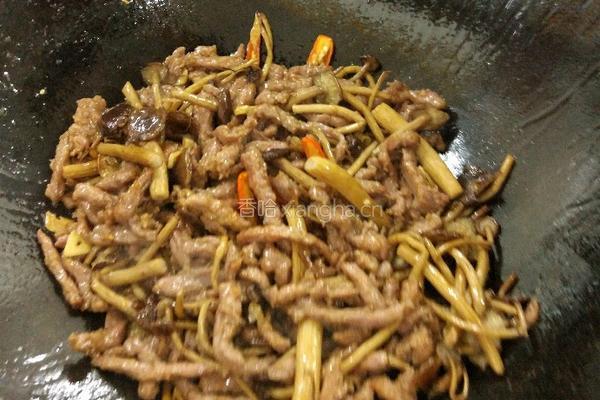 茶树菇炒牛柳的做法图解5
