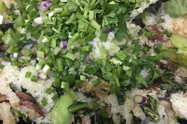 腊肉腊肠糯米饭的做法图解10