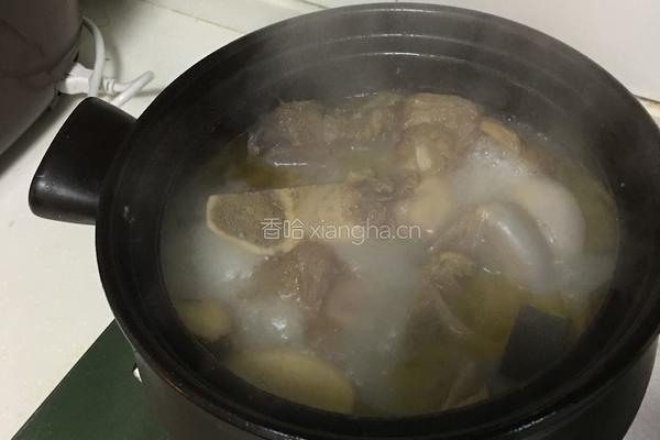 牦牛骨汤青菜手擀面的做法图解3