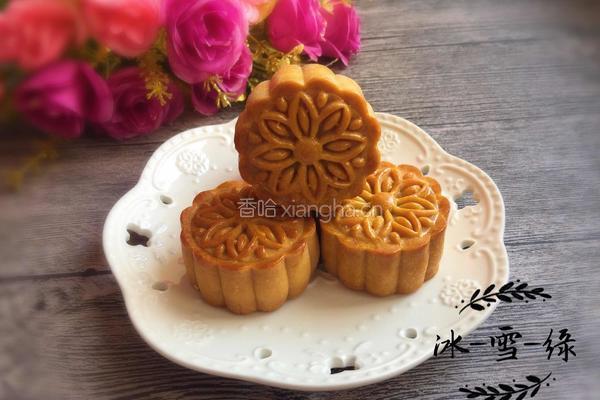 板栗馅月饼的做法图解14