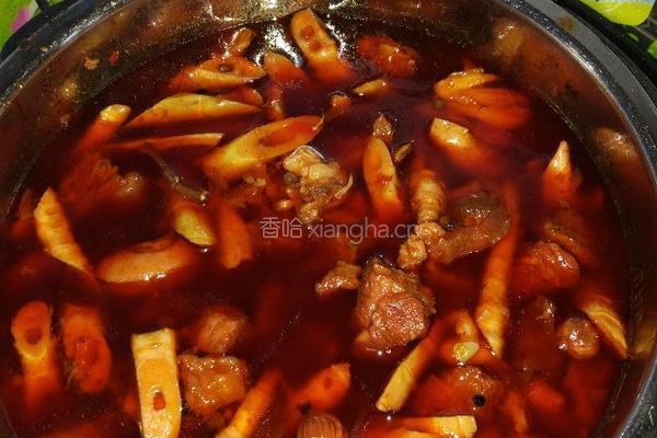 竹笋烧牛肉的做法图解12