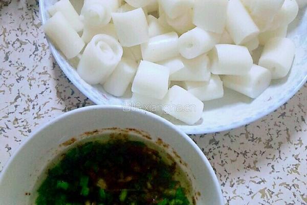 卷河粉蘸葱油的做法图解8