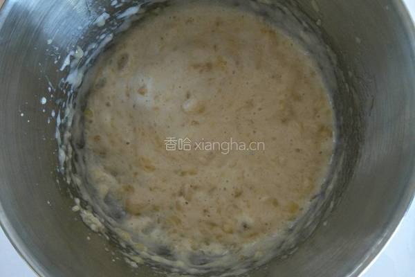 燕麦香蕉饼的做法图解3