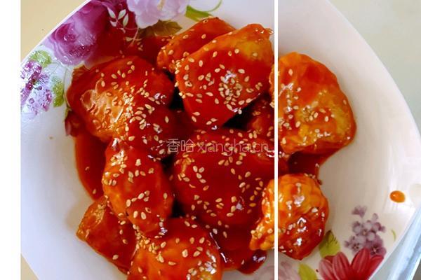 糖醋木棉豆腐的做法图解8