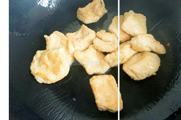 糖醋木棉豆腐的做法图解3
