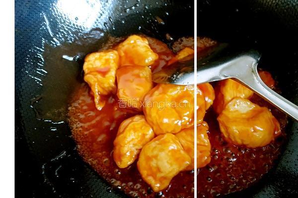 糖醋木棉豆腐的做法图解6