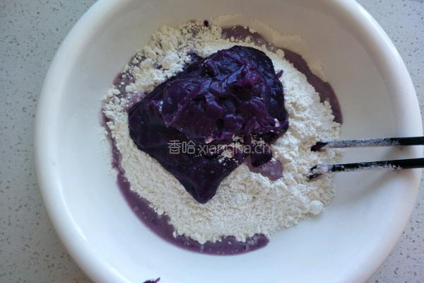 紫薯小馒头的做法图解4