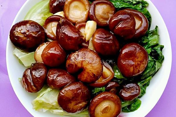 香菇滑生菜的做法图解9