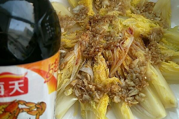 蒜蓉粉丝娃娃菜的做法图解9