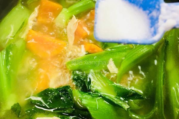 番薯鸡丝芥菜汤的做法图解9