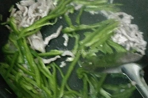 香干炒肉丝的做法图解6