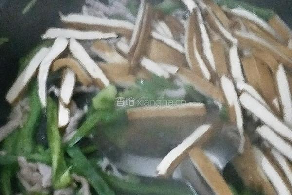 香干炒肉丝的做法图解7