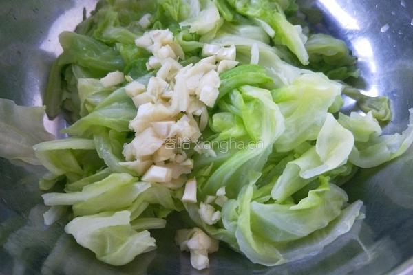 凉拌手撕包菜的做法图解4