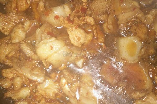 豌豆烧回锅肉的做法图解6