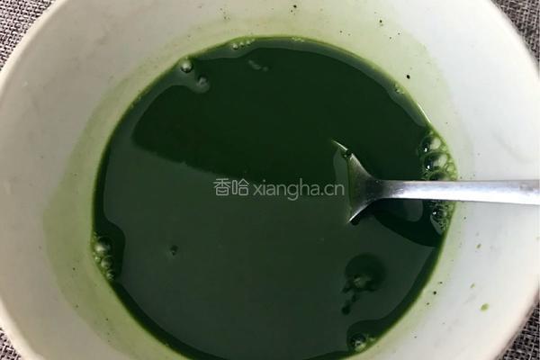 抹茶拿铁的做法图解2
