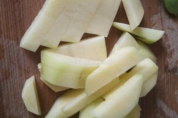 豆角土豆焖面的做法图解2