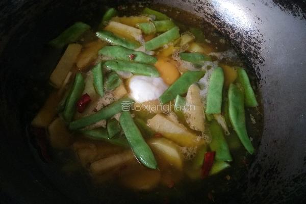 豆角土豆焖面的做法图解8