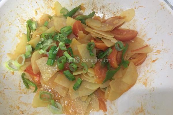 番茄土豆片的做法图解5