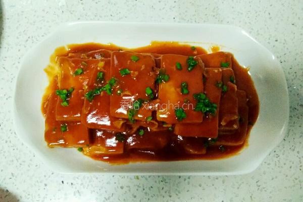 煎豆腐（酸甜口味）的做法图解9