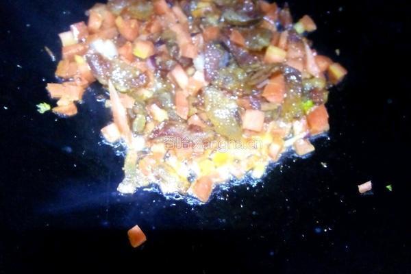 香肠芝士焗饭的做法图解5