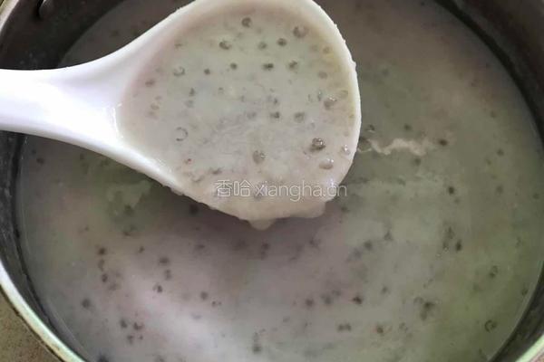 香芋芋圆西米露的做法图解7