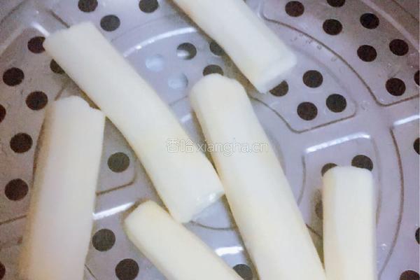 菠萝果酱山药泥的做法图解2