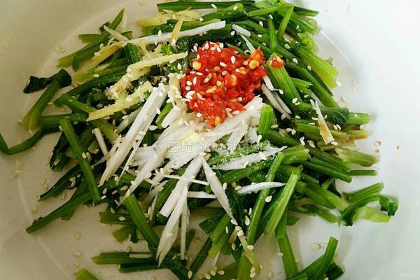 减脂辣菠菜的做法图解7