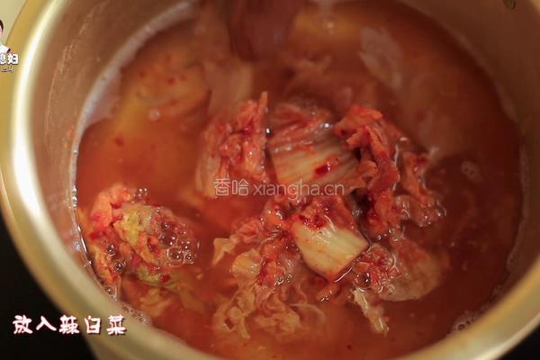 韩式辣白菜豆芽汤的做法图解7